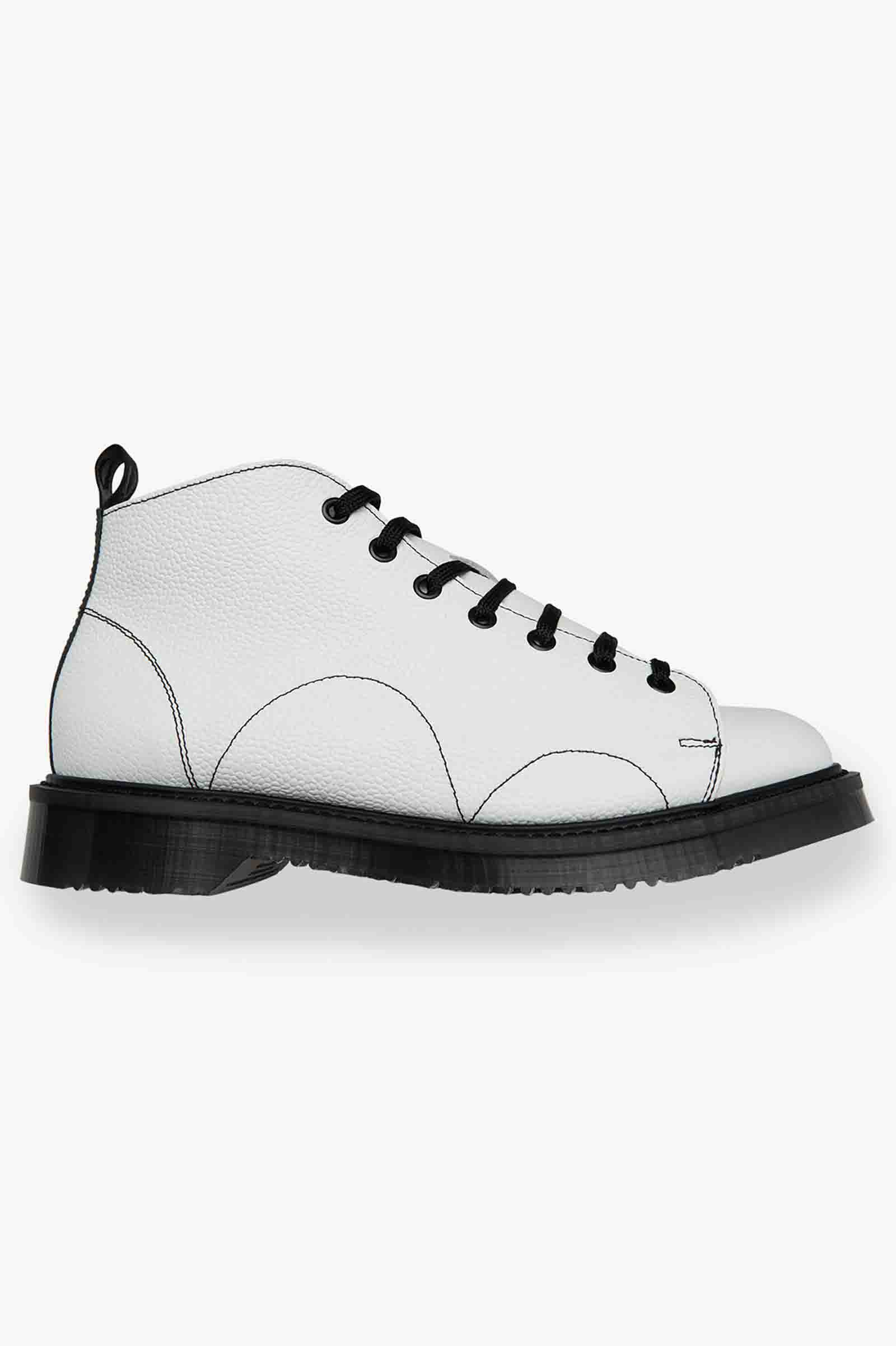 George Cox Monkey Boot Embossd Leather(240 100：WHITE): | FRED 