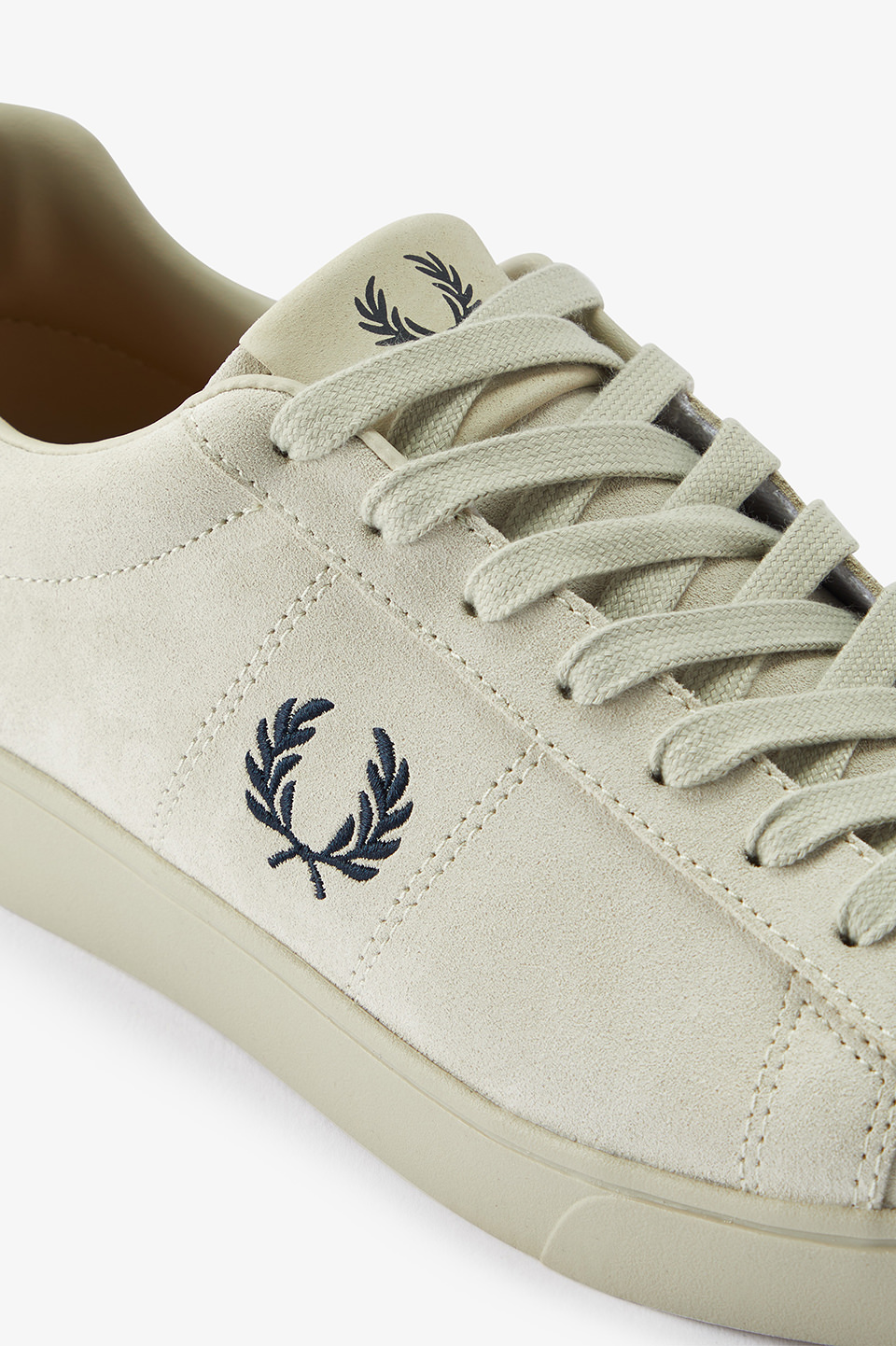Spencer Suede / Nubuck(260 S57：LIGHT OYSTER / NAVY): | FRED PERRY