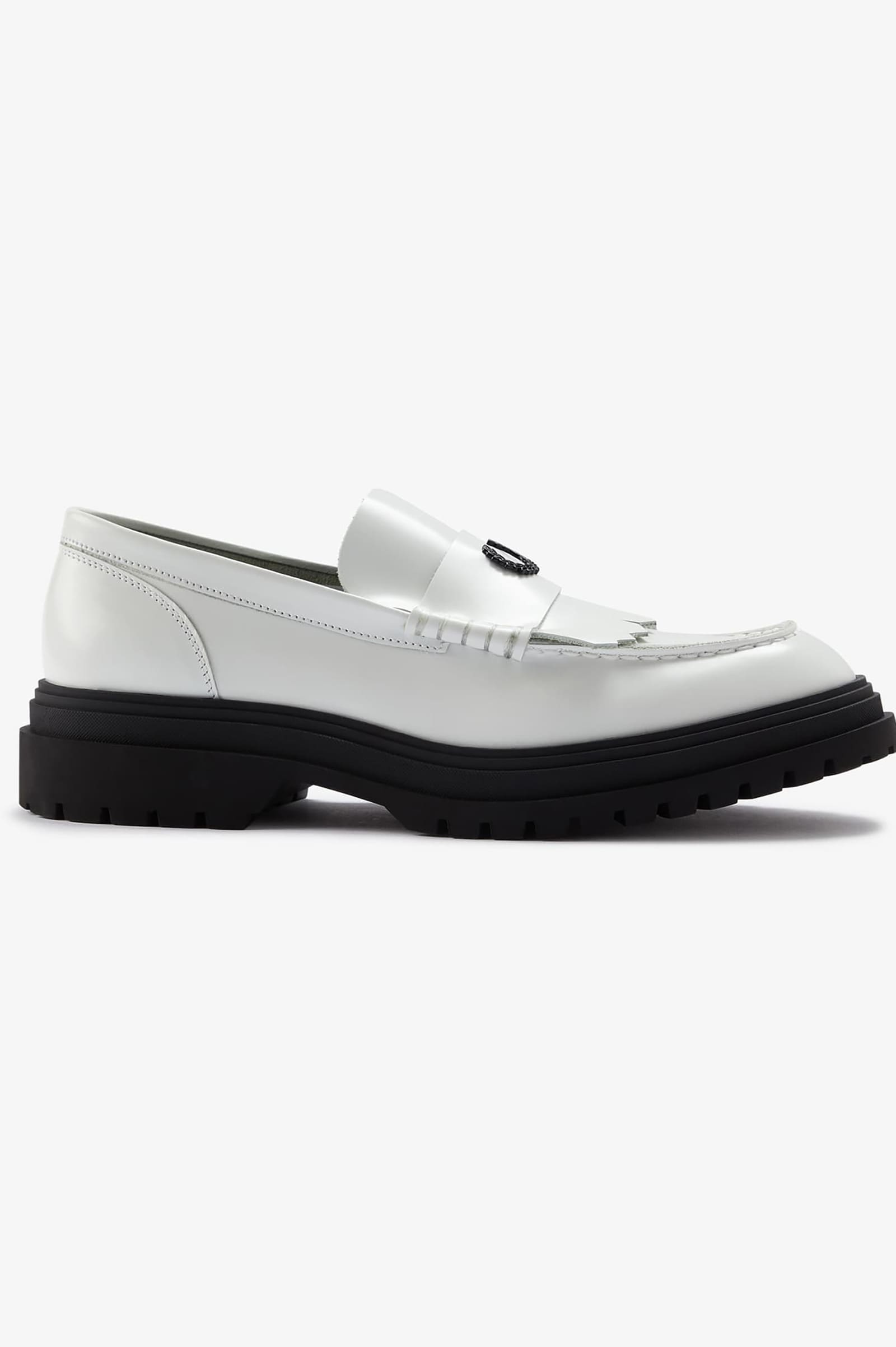 Fred Perry Loafer Leather(260 100：WHITE): | FRED PERRY