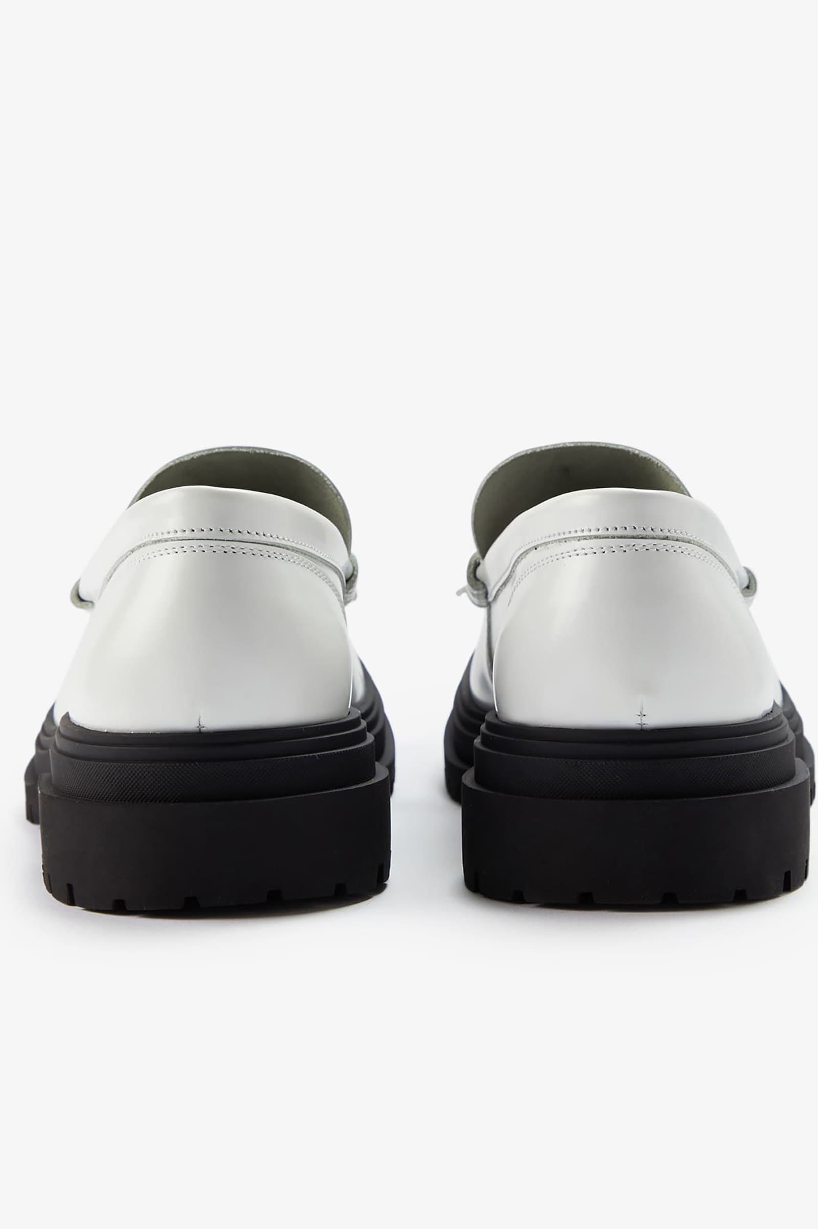 Fred Perry Loafer Leather(280 100：WHITE): | FRED PERRY