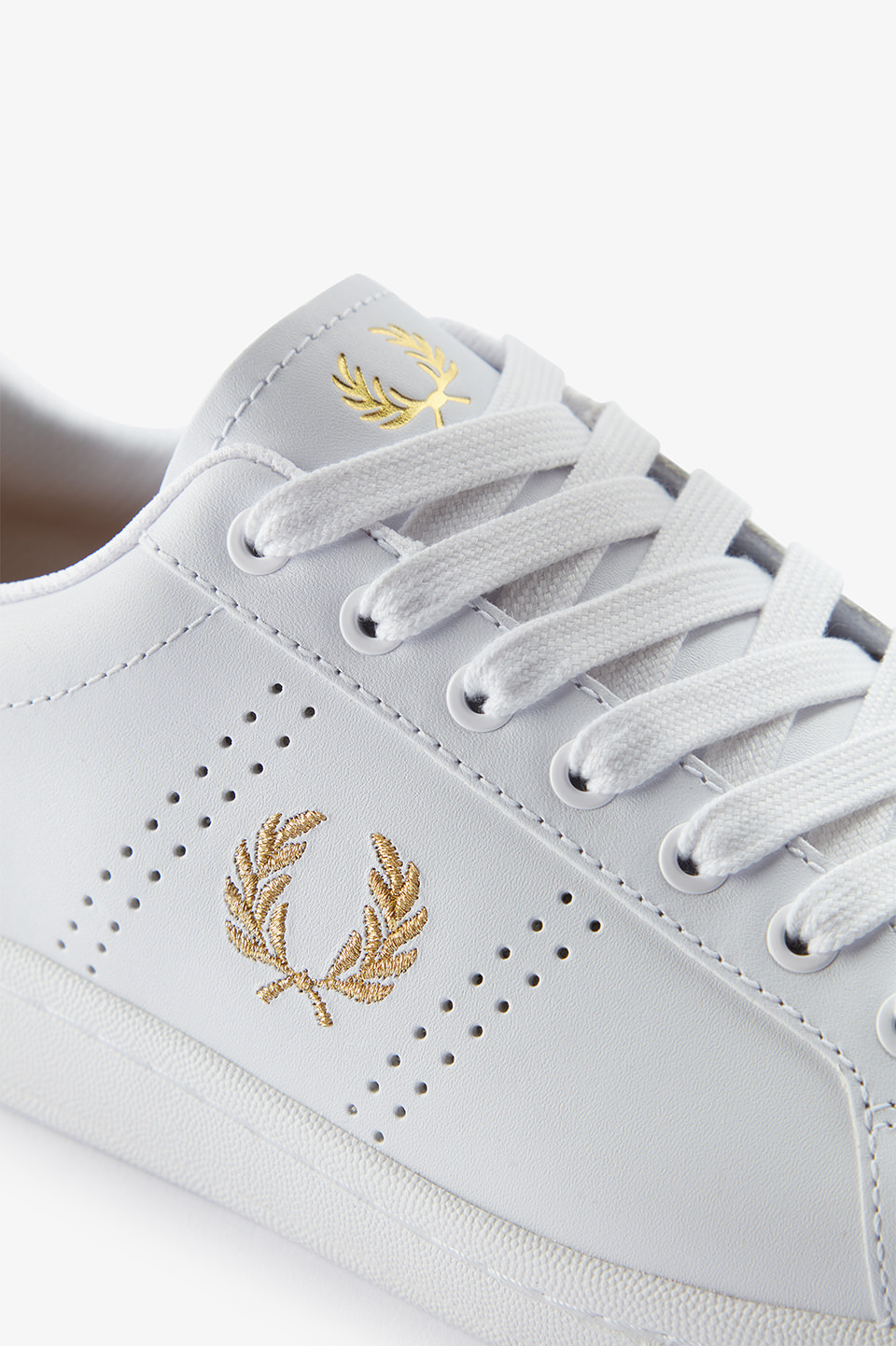 B721 Leather(260 T31:WHITE / M GOLD): | FRED PERRY JAPAN