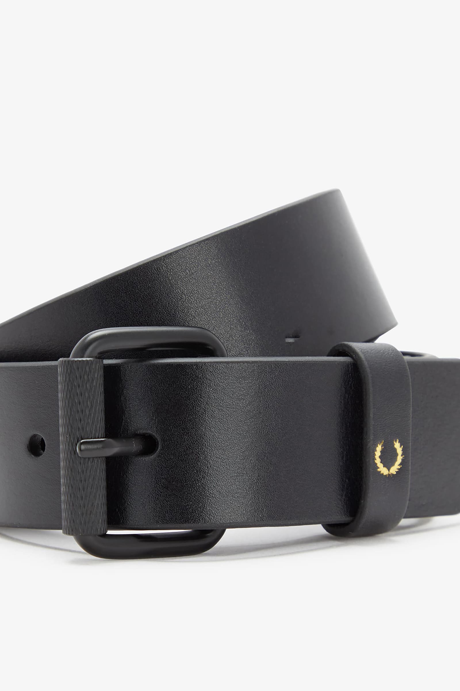 Burnished Leather Belt(32 102：BLACK): | FRED PERRY JAPAN