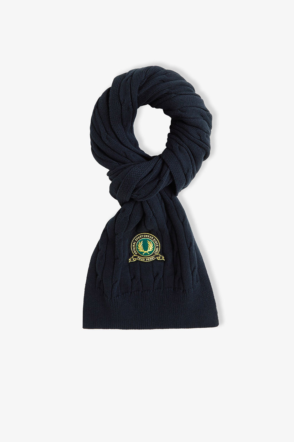 Tennis Badge Cable Scarf