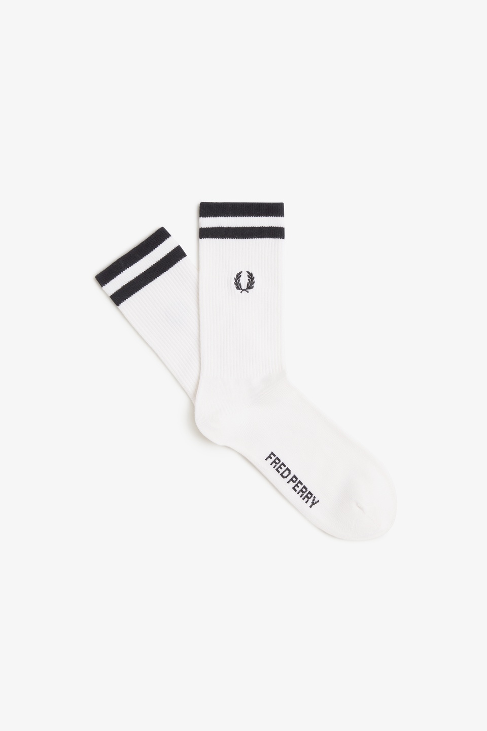 Tipped Sports Socks 129:SNOW WHITE 4-6