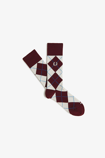 Jacquard Argyle Socks
