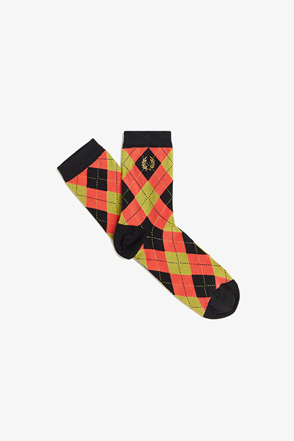 Amy Winehouse Argyle Socks(3-5 Z15：FLAMINGO TAN): | FRED PERRY