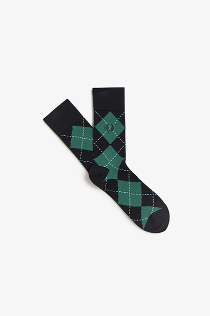 Argyle Jacquard Socks