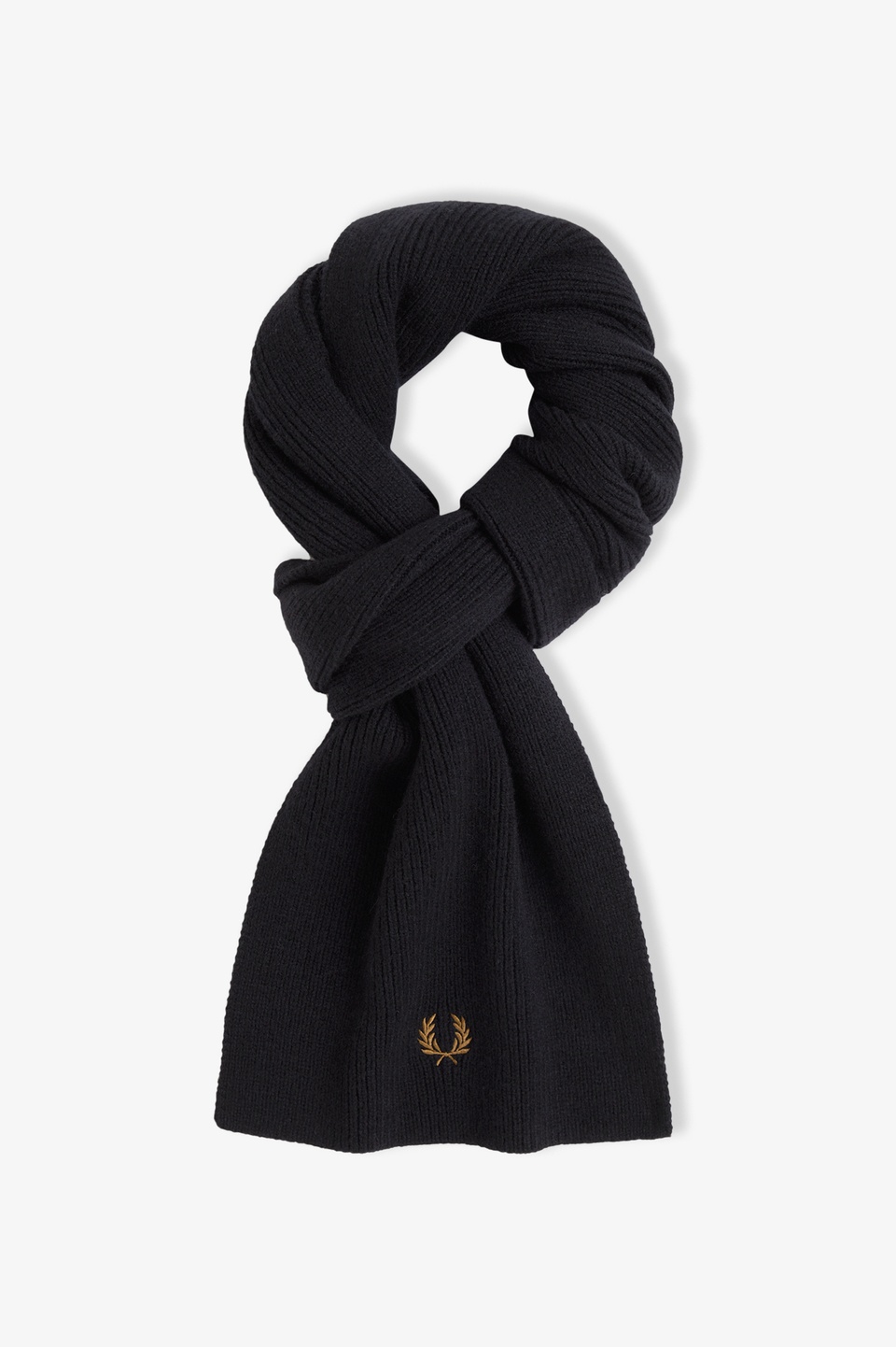 新品未使用 フレッドペリー マフラー 羊毛100% ブラック ユニセックス 秋冬 Classic Wool Scarf(1SZ 102：BLACK): | FRED PERRY JAPAN | フレッド