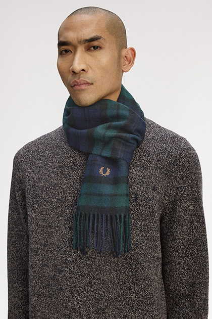 Lambswool Tartan Scarf