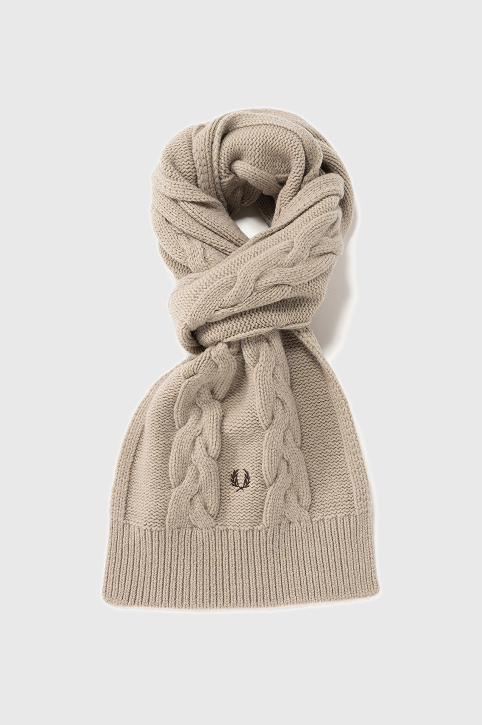 Lambswool Cable Scarf