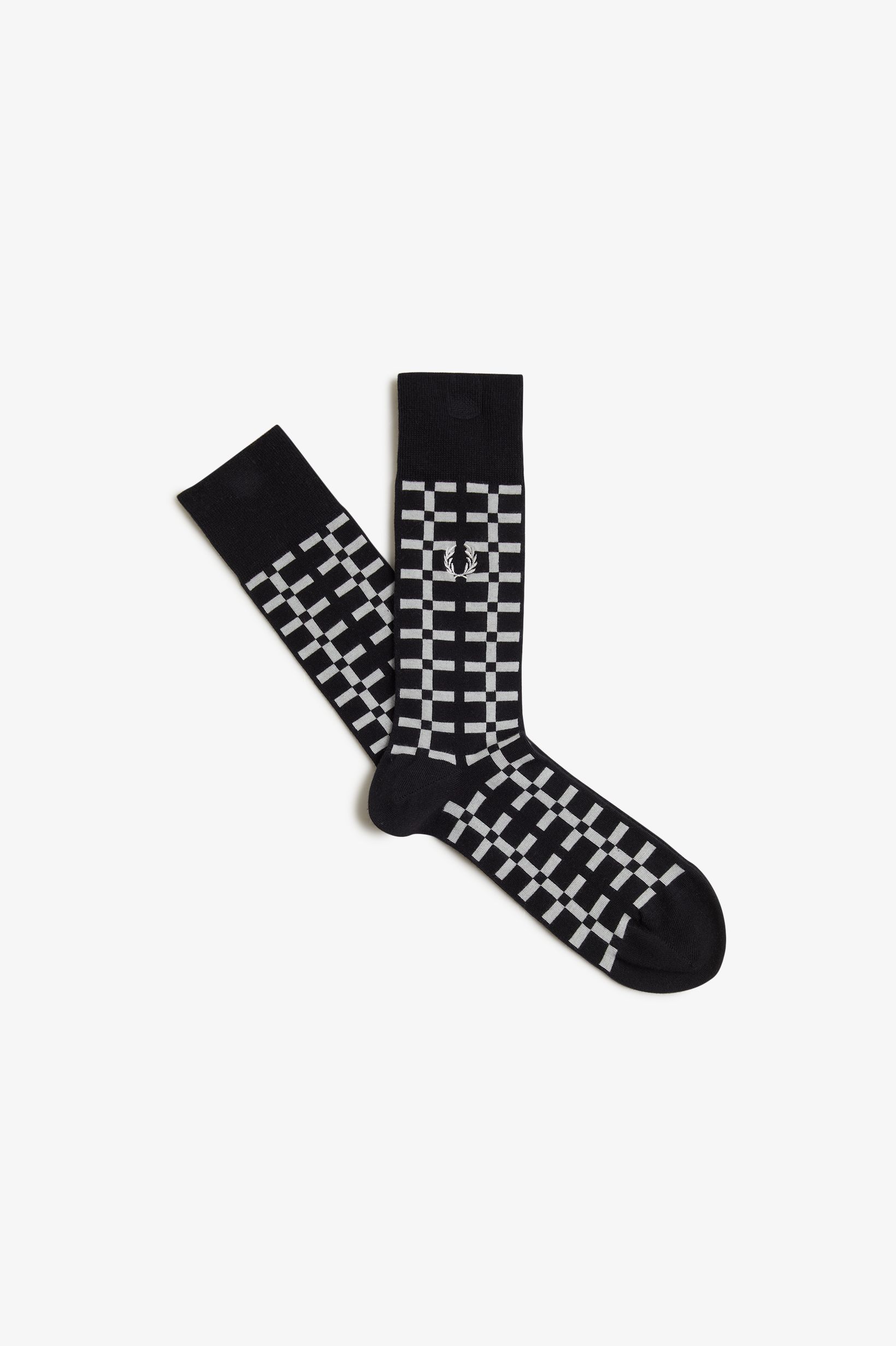 Geometric Jacquard Socks