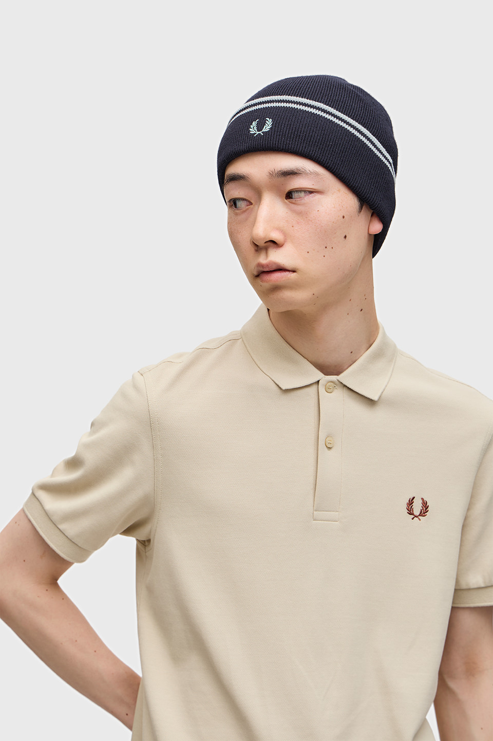 本日削除】フレッドペリー FRED PERRY ニットポロシャツ（FRED