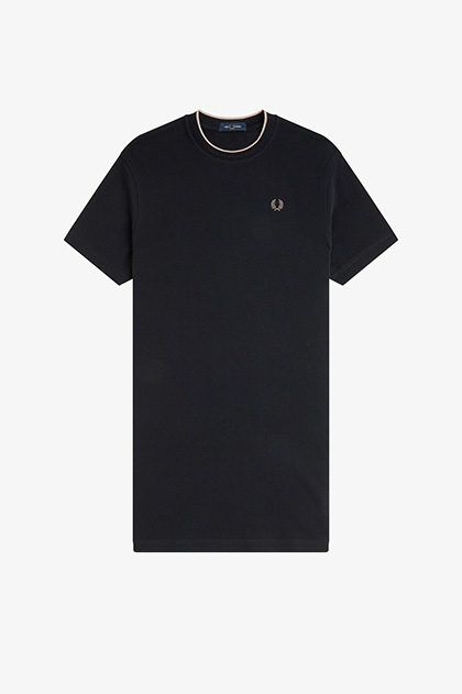 Tipped Pique T-Shirt Dress