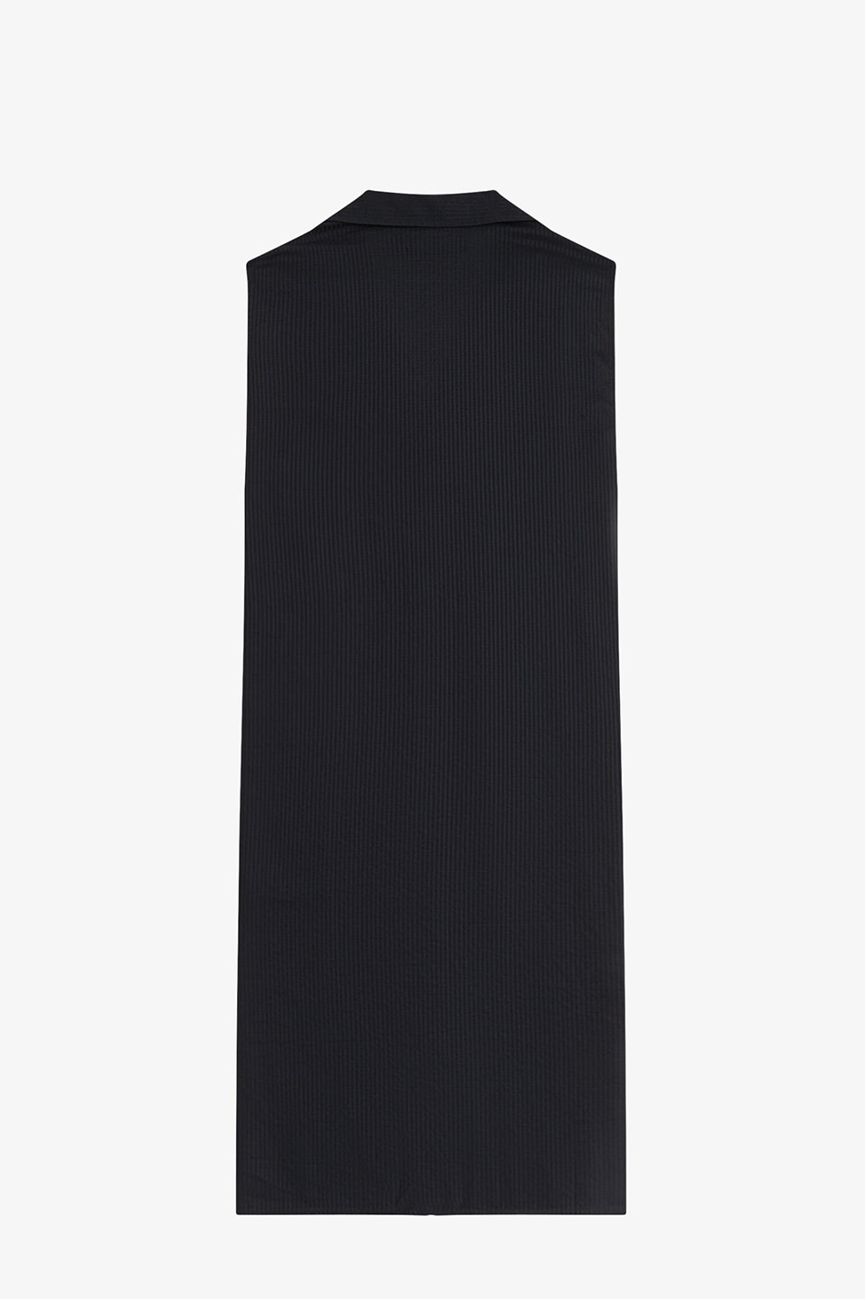 Sheer Stripe Sleeveless Dress(8 102：BLACK): | FRED PERRY JAPAN