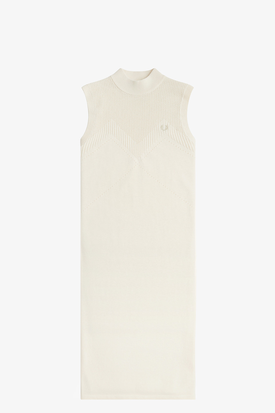 Pointelle Detail Knitted Dress(10 560：ECRU): | FRED PERRY JAPAN 