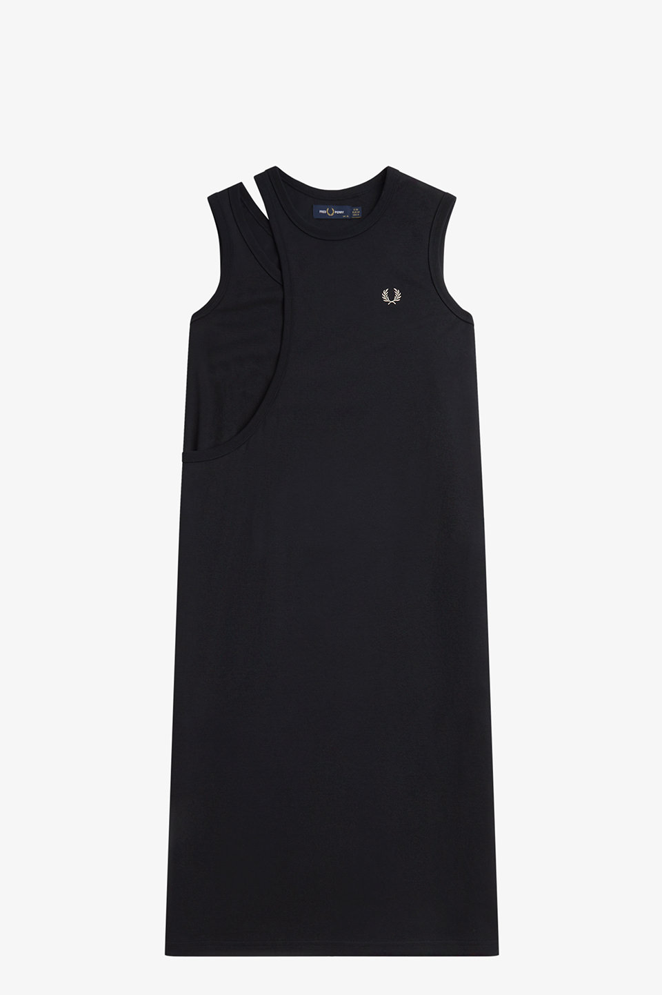 Layered Ringer Dress(8 102：BLACK): | FRED PERRY JAPAN | フレッド 