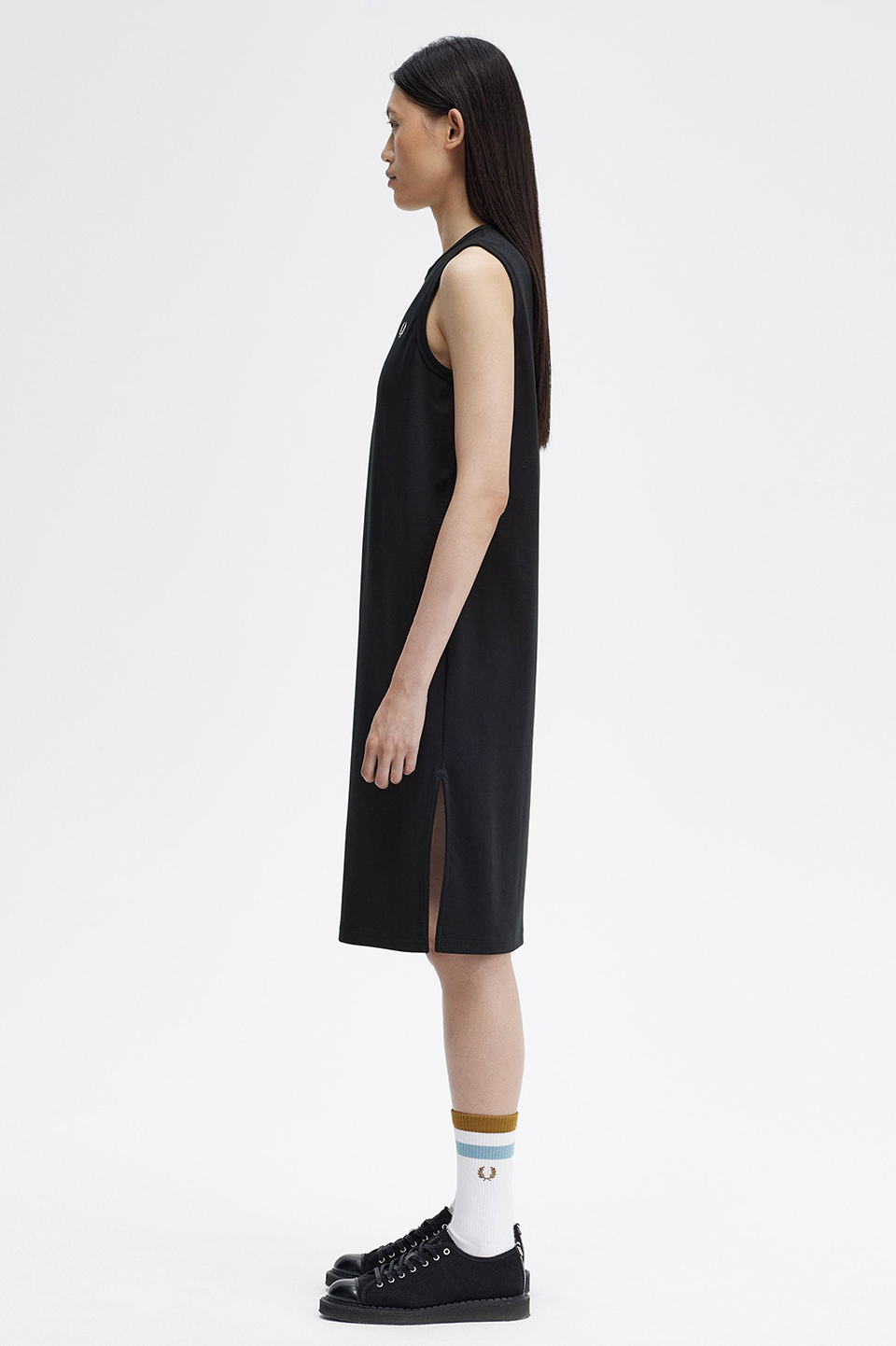 Layered Ringer Dress(8 102：BLACK): | FRED PERRY JAPAN | フレッド 