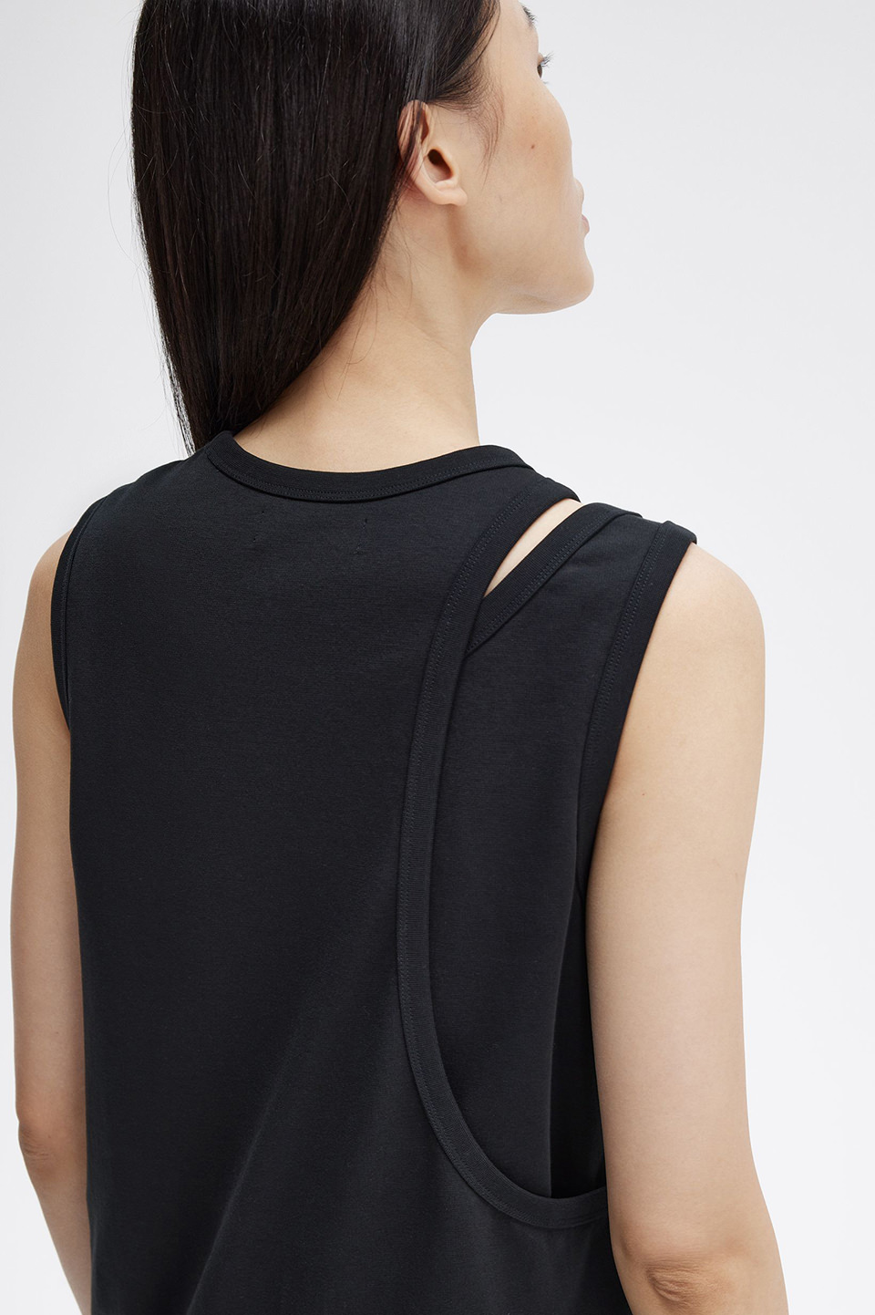 Layered Ringer Dress(8 102：BLACK): | FRED PERRY JAPAN | フレッド 