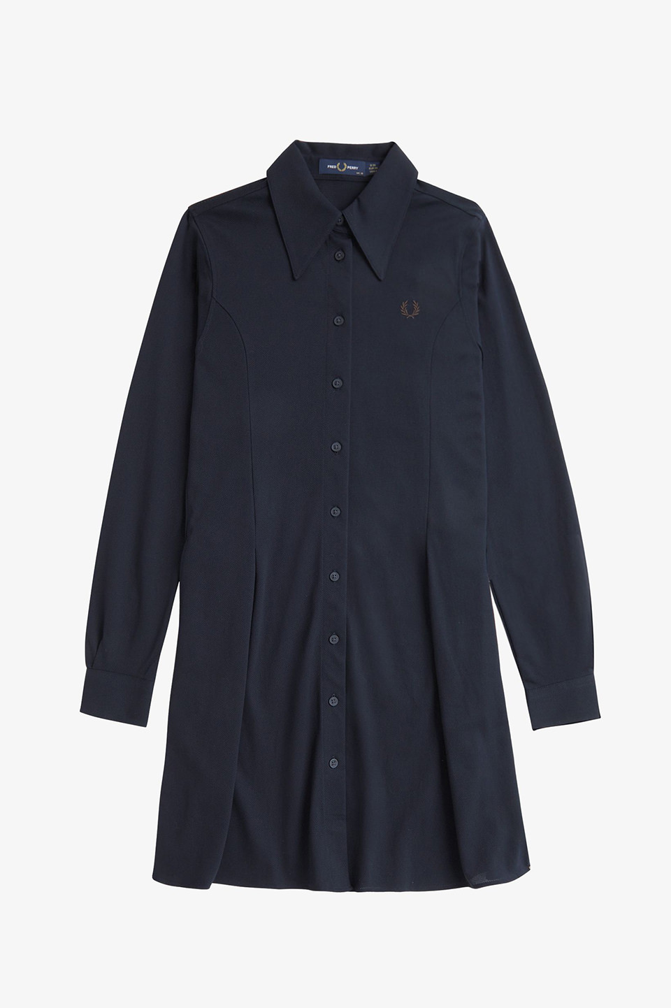 Woven Mesh Shirt Dress(8 608：NAVY): | FRED PERRY JAPAN | フレッド