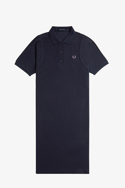 フレッドペリー FRED PERRY半袖ボトルネックワンピース（サイズ8） Sleeveless Polo Dress(8 608：NAVY): | FRED PERRY JAPAN