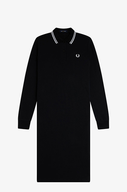 The Long Sleeve Twin Tipped Fred Perry Dress