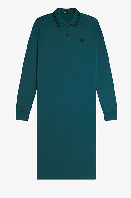 The Long Sleeve Twin Tipped Fred Perry Dress