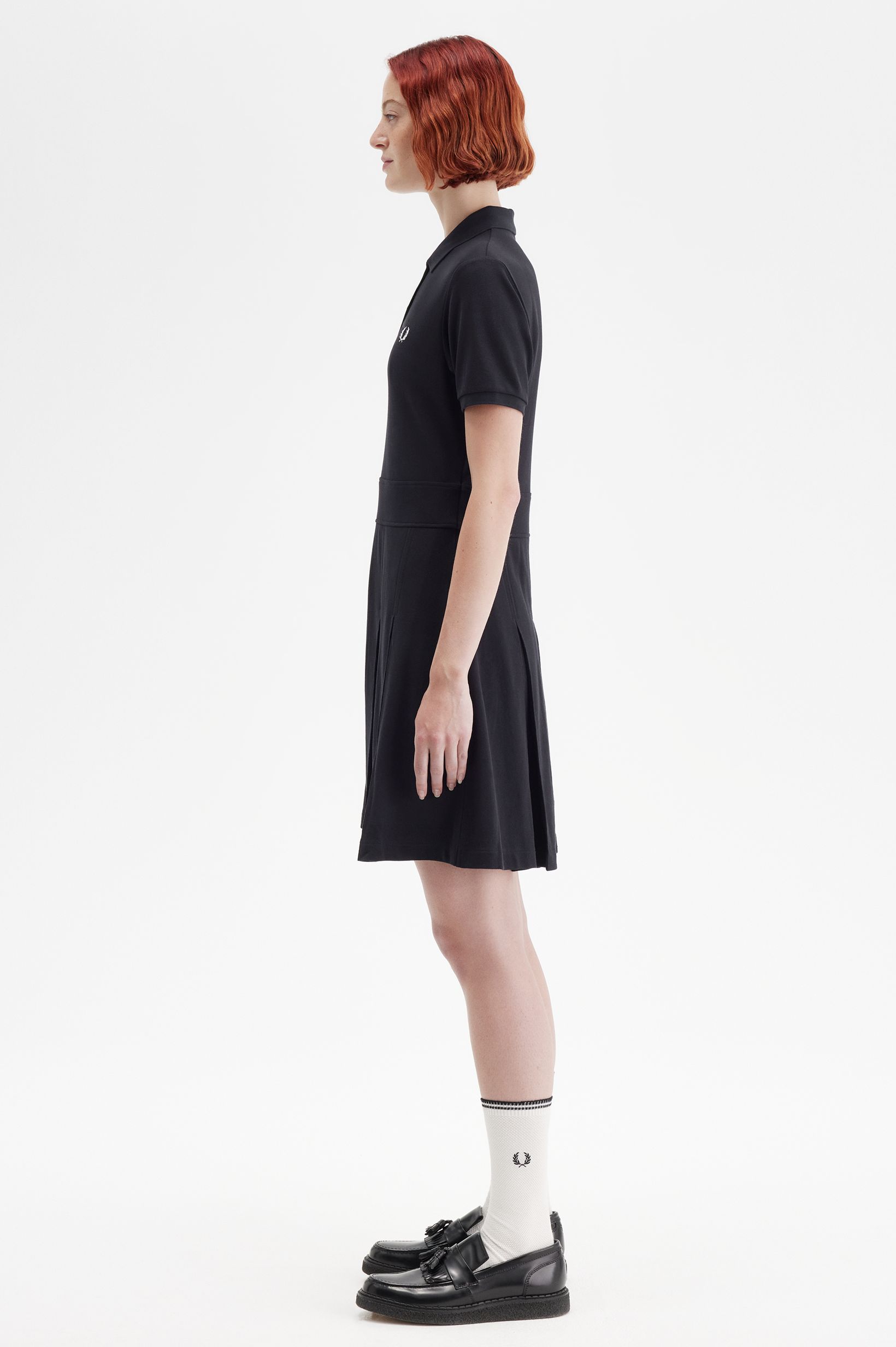 Pleated Tennis Dress(10 102：BLACK): | FRED PERRY JAPAN