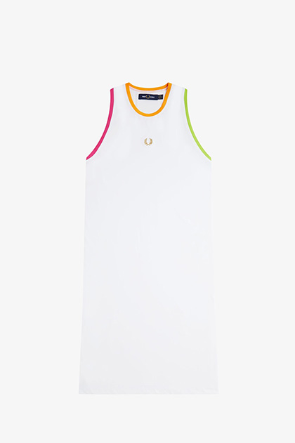 フレッドペリー　ワンピース Pointelle Knitted Dress(10 102：BLACK): | FRED PERRY JAPAN
