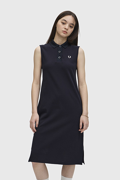 Sleeveless Polo Dress