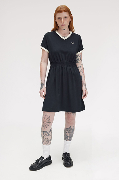 V-Neck Jersey Dress