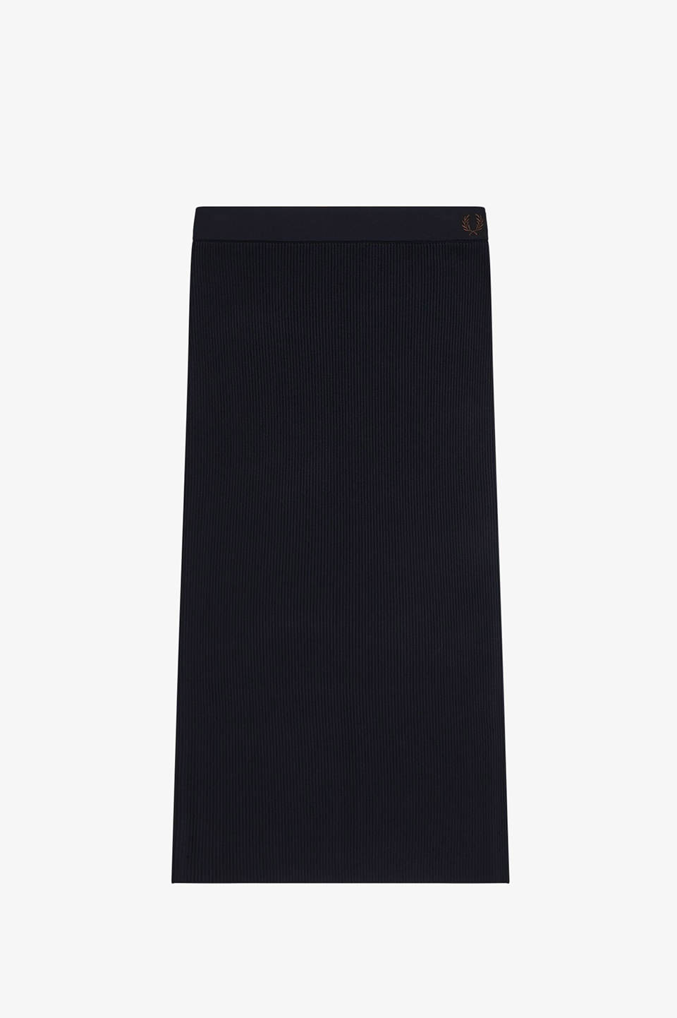 Ribbed Knitted Skirt(8 184：BLACK): | FRED PERRY JAPAN