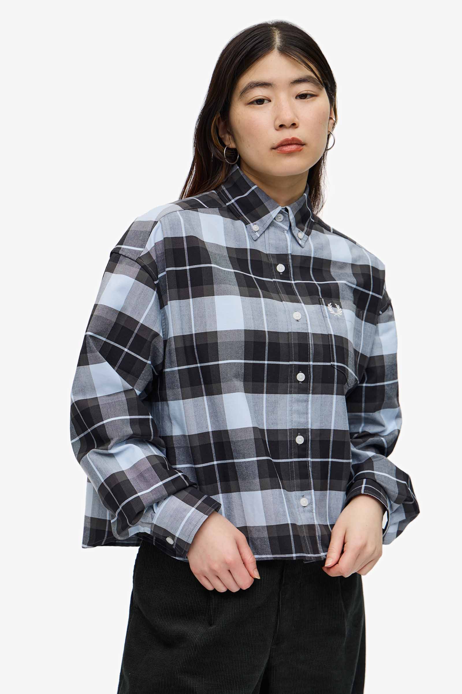 Long-Sleeved Tartan Shirt