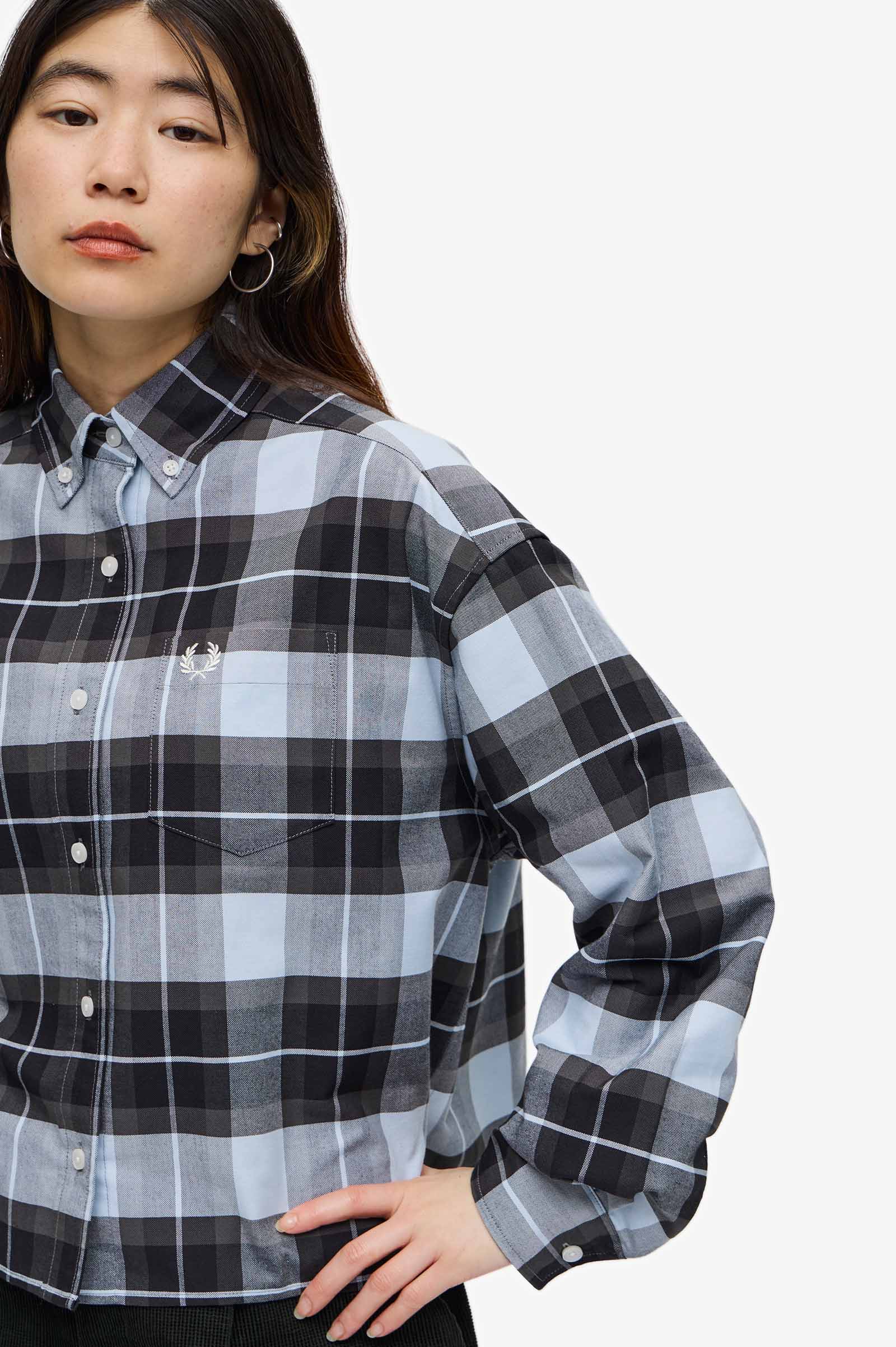 フレッドペリー FRED PERRY TARTAN SHIRT