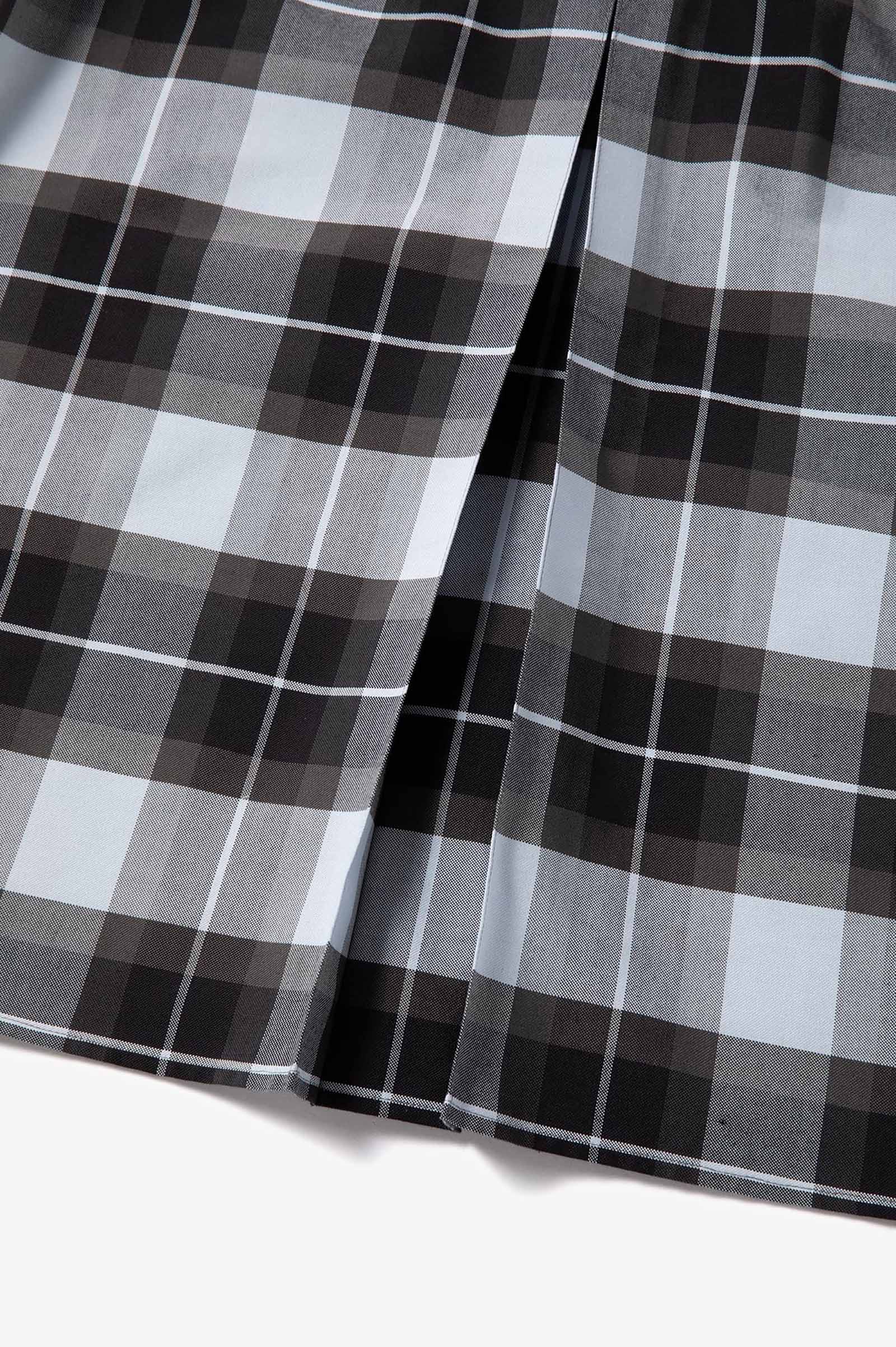 Long-Sleeved Tartan Shirt(10 07：BLACK): | FRED PERRY JAPAN 