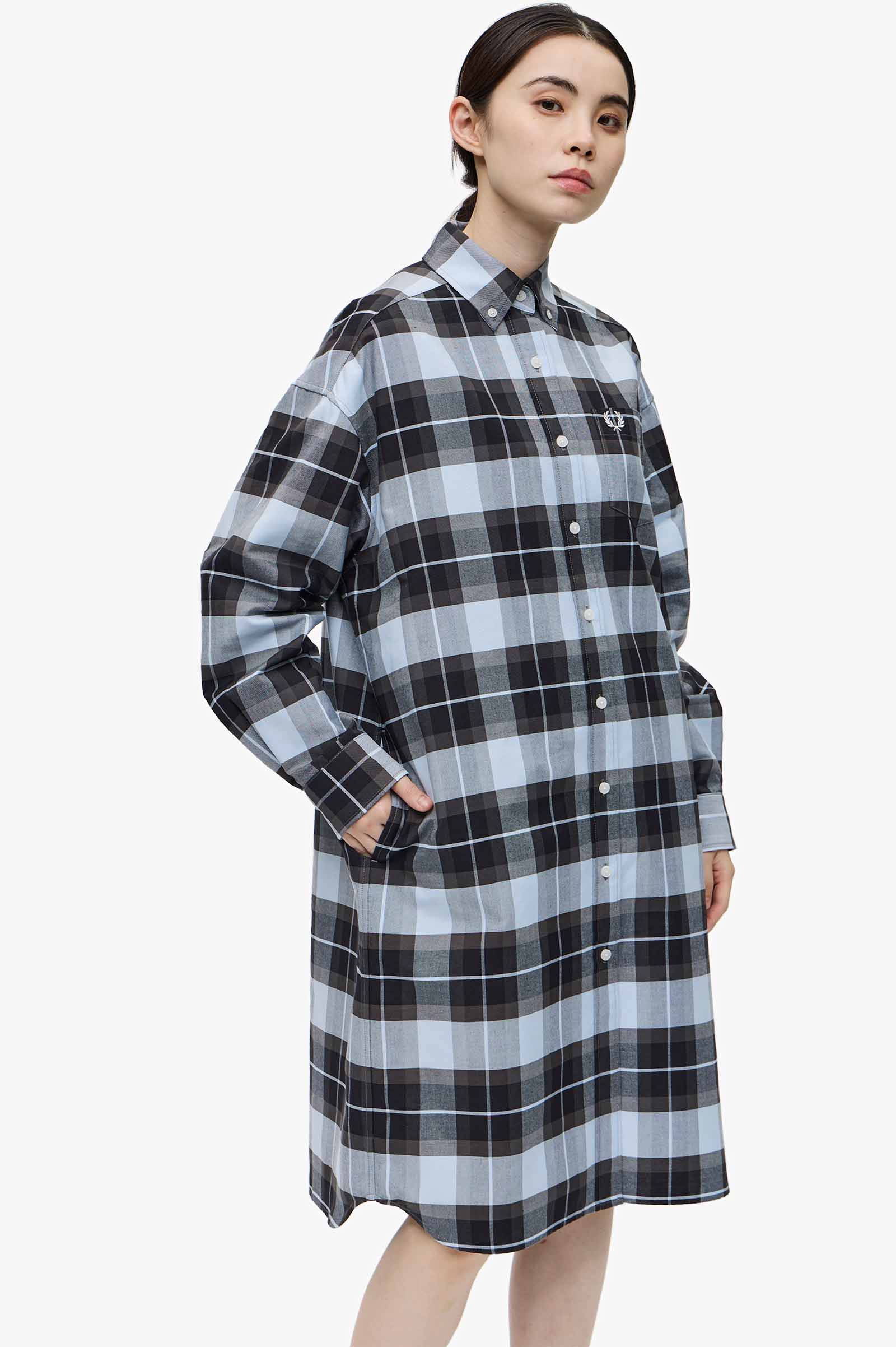 【REMI RELIEF/レミレリーフ】CHECK SHIRT DRESS