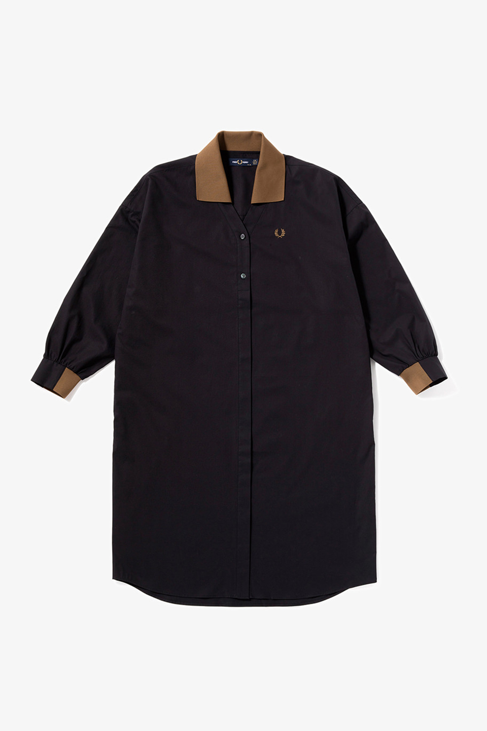 Woven Shirt Dress(8 07：BLACK): | FRED PERRY JAPAN | フレッド