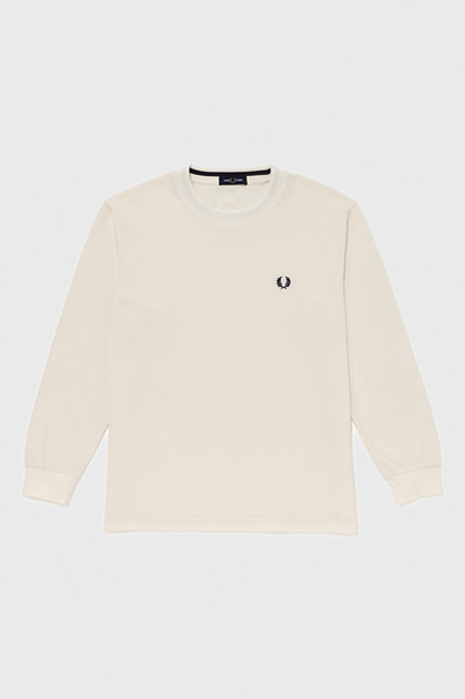 SHIPS Long Sleeve Pique T-Shirt