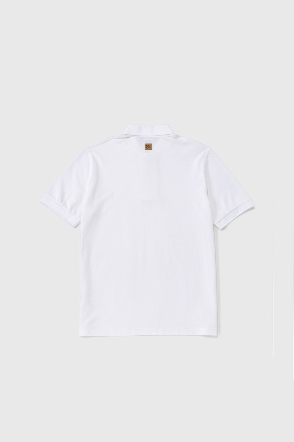 SOPH. X FRED PERRY Leather Badge Fred Perry Shirt 100:SNOW WHITE / NAVY 38