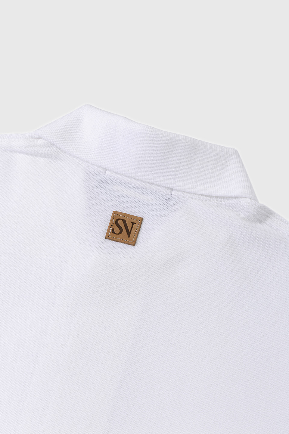 SOPH. X FRED PERRY Leather Badge Fred Perry Shirt 100:SNOW WHITE / NAVY 38