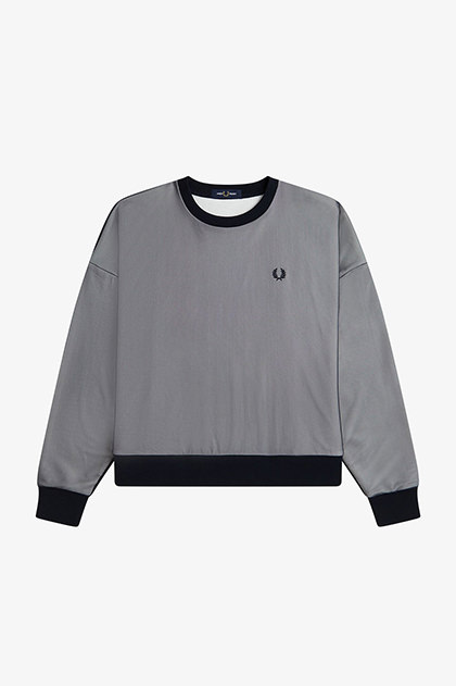 Mesh Overlay Sweatshirt