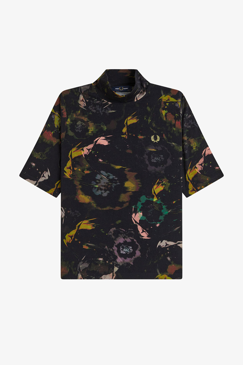Floral Print T-Shirt(10 102：BLACK): | FRED PERRY JAPAN | フレッド
