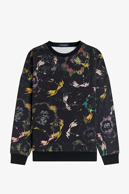 Floral Print Sweatshirt