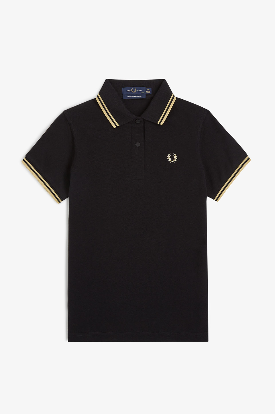 The Fred Perry Shirt - G12(8 157：BLACK / CHAMPAGNE): | FRED PERRY