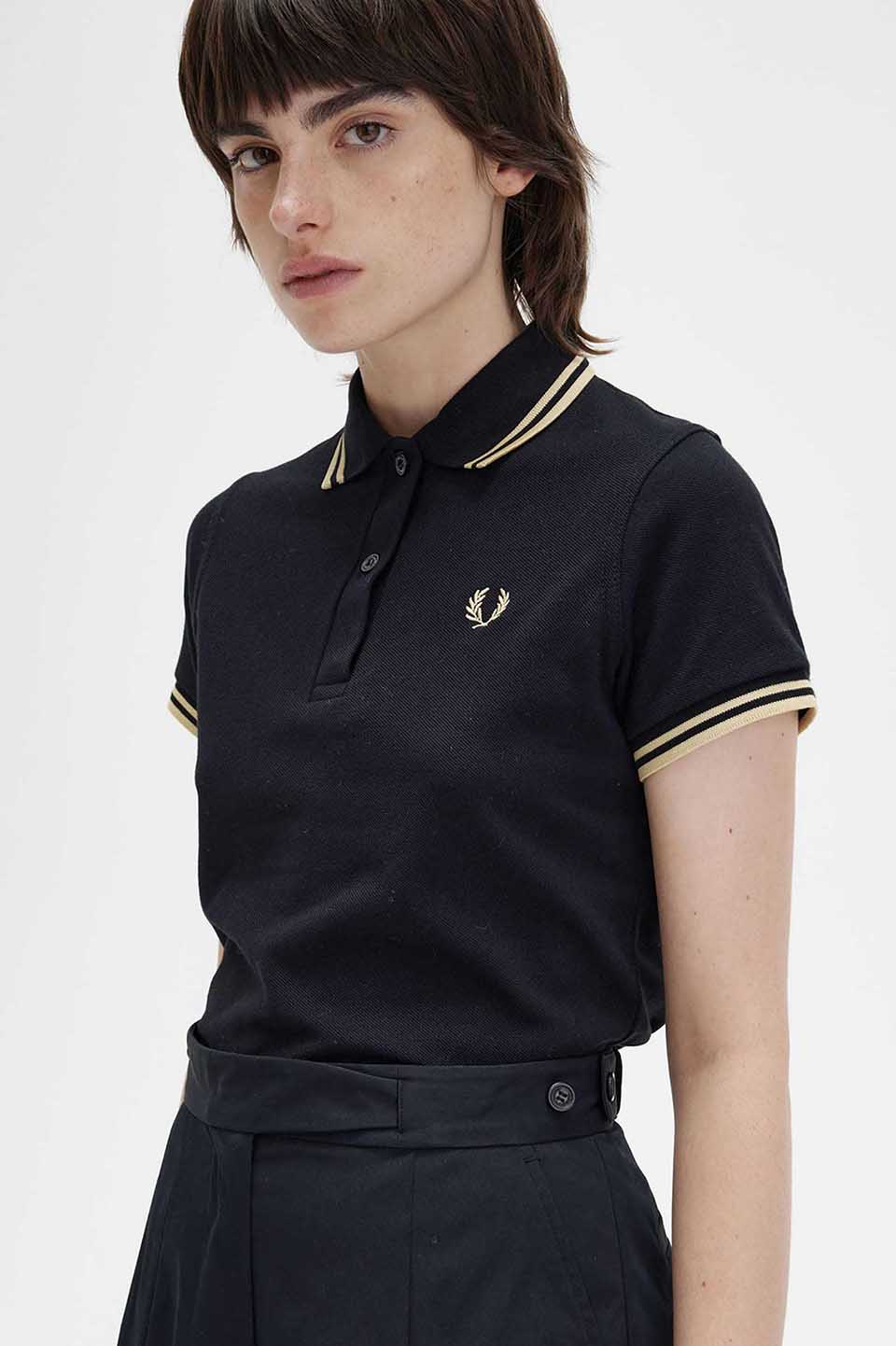 The Fred Perry Shirt - G12(8 157：BLACK / CHAMP / CHAMP): | FRED 