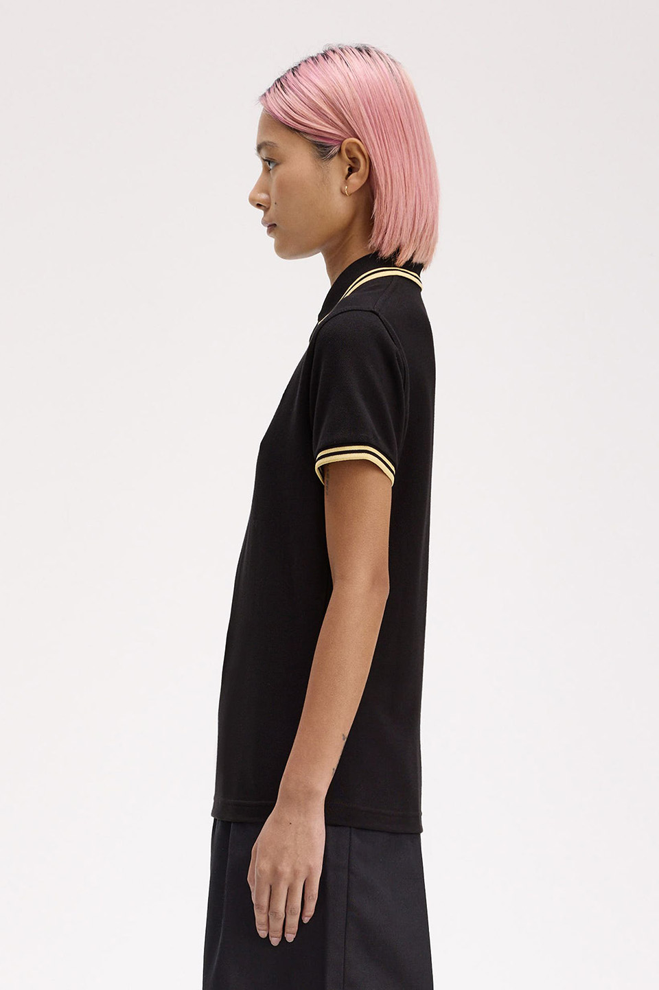 The Fred Perry Shirt - G12(8 157：BLACK / CHAMP / CHAMP): | FRED