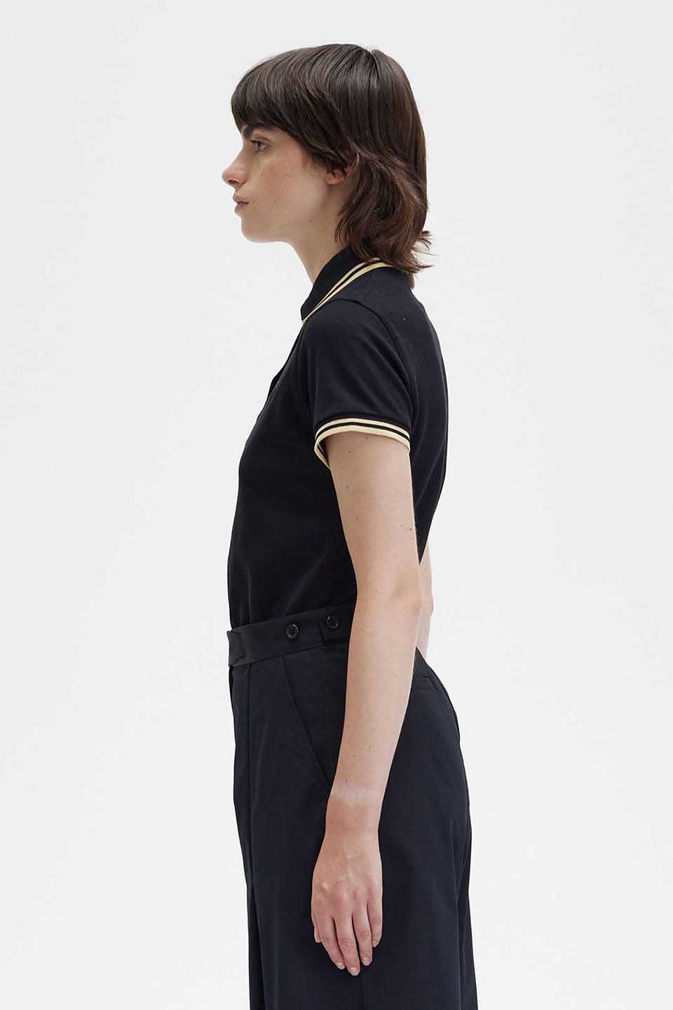 The Fred Perry Shirt - G12(8 157：BLACK / CHAMP / CHAMP): | FRED