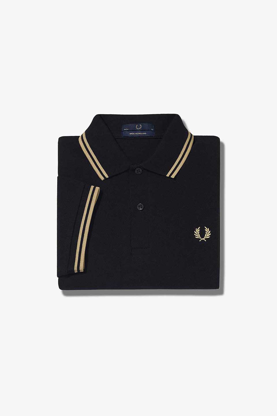 The Fred Perry Shirt - G12(8 157：BLACK / CHAMPAGNE): | FRED PERRY