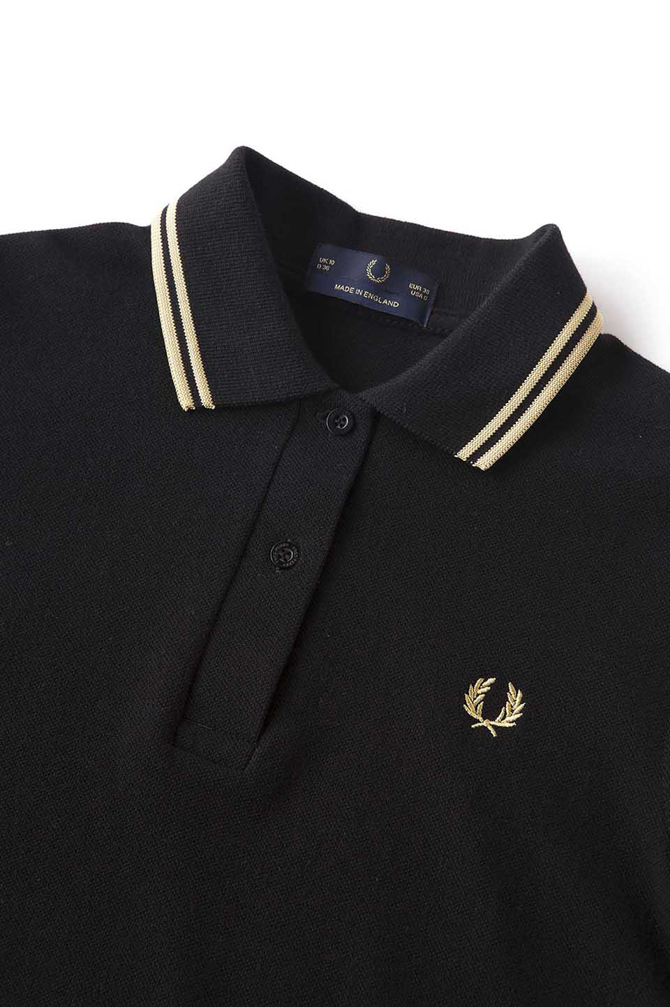 The Fred Perry Shirt - G12(8 157：BLACK / CHAMP / CHAMP): | FRED