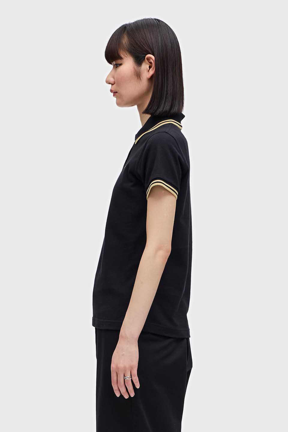 The Fred Perry Shirt - G12(8 157：BLACK / CHAMPAGNE): | FRED PERRY