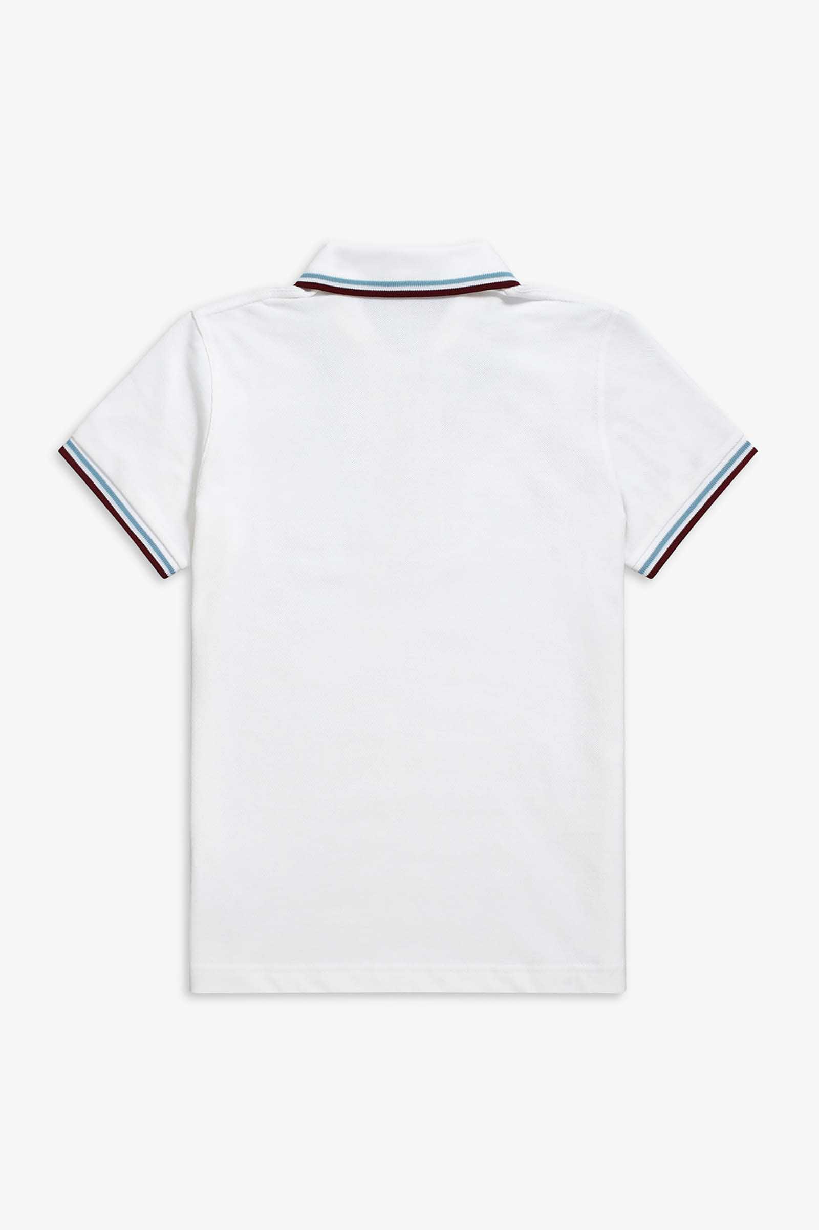The Fred Perry Shirt - G12(10 301：WHITE / MAROON): | FRED PERRY JAPAN ...